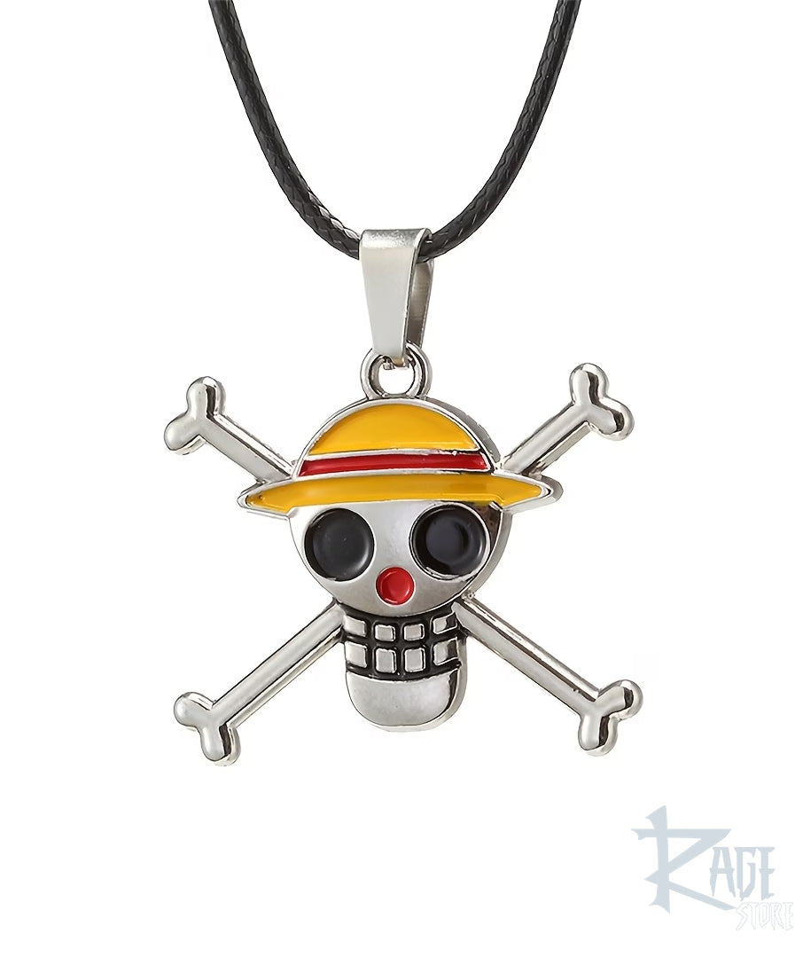 Collar logo Calavera Pirata - One Piece
