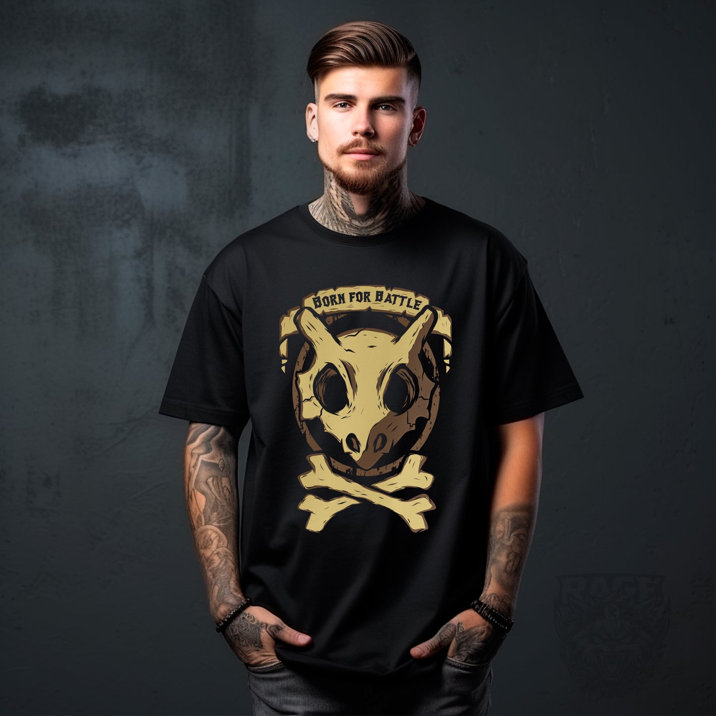 Born for Battle 100% algodón - Cubone Pokemon