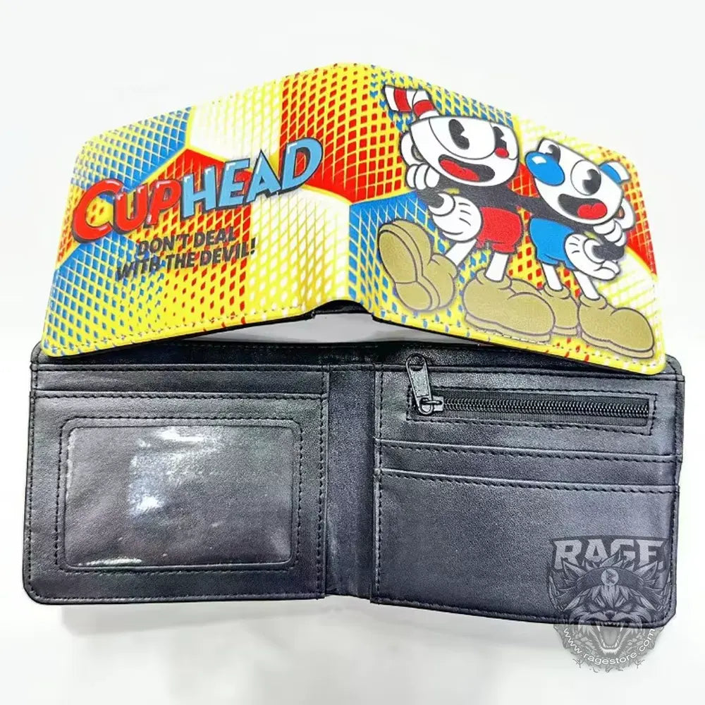 Billetera Cuphead y Mugman Amigos