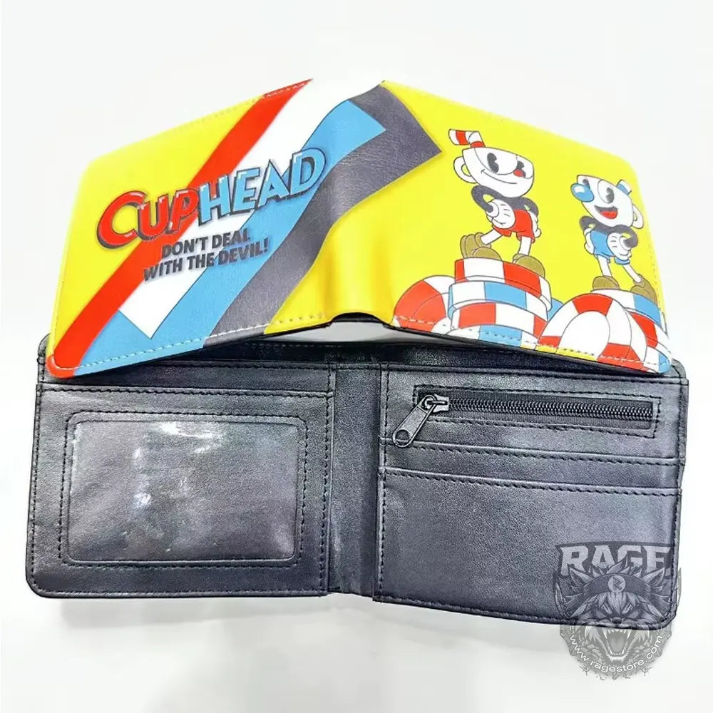 Billetera Equipo Cuphead y Mugman