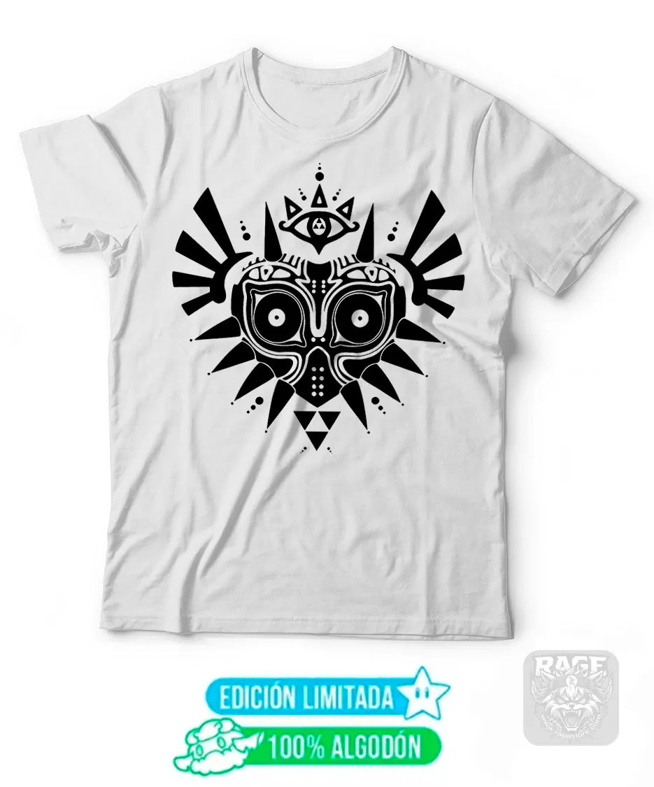 Playera Blanca Majora Hipnosis - Zelda (100% Algodón)