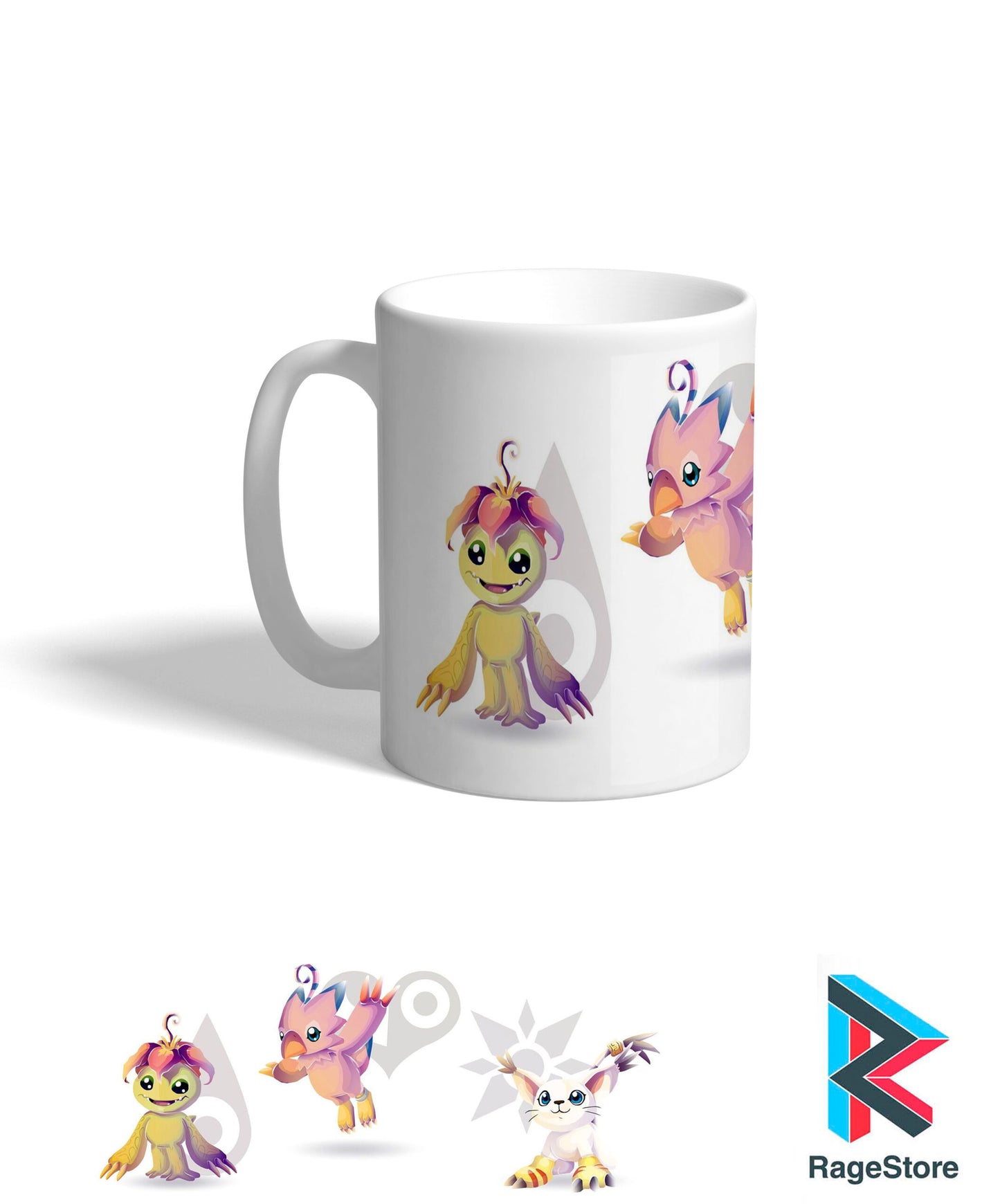 Taza Emblemas PAL - Digimon
