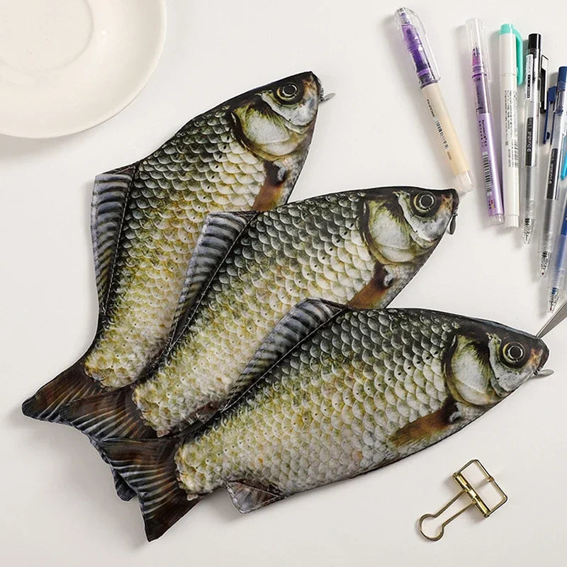 Estuche de Pescado porta lapiceros y útiles