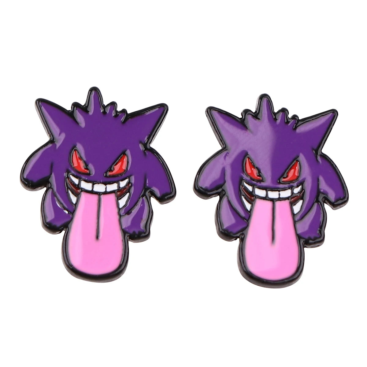 2x Aretes Gengar sacando lengua