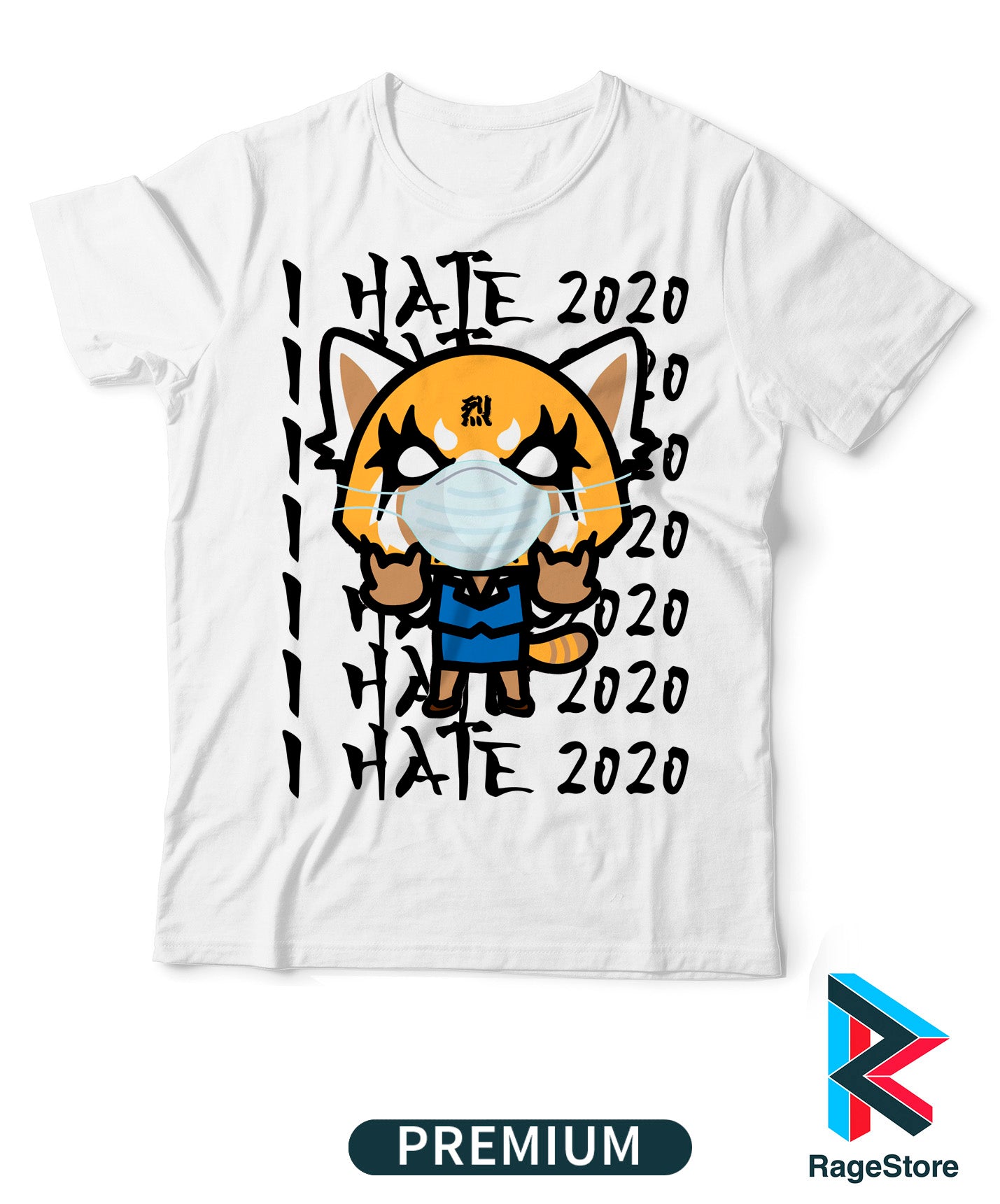I Hate 2020 - Aggretsuko (Playera o Blusa)