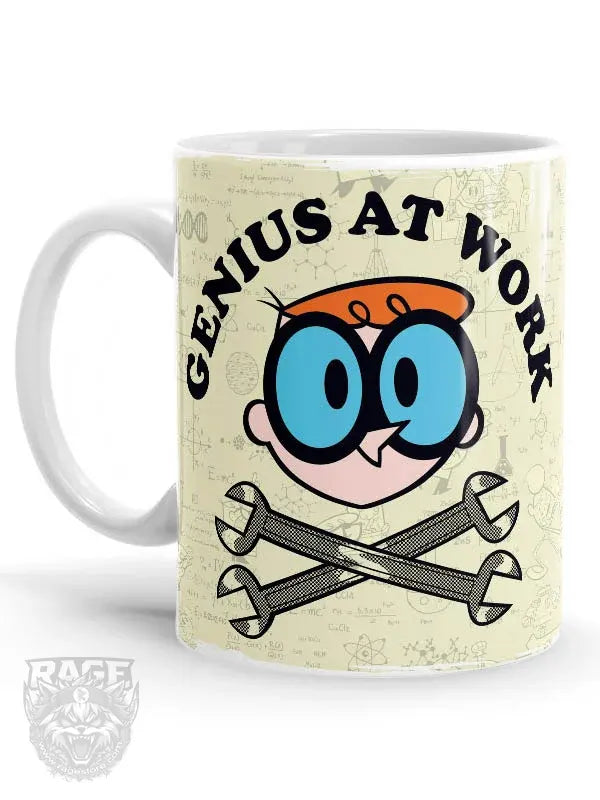 Taza Genius at work - Laboratorio de Dexter