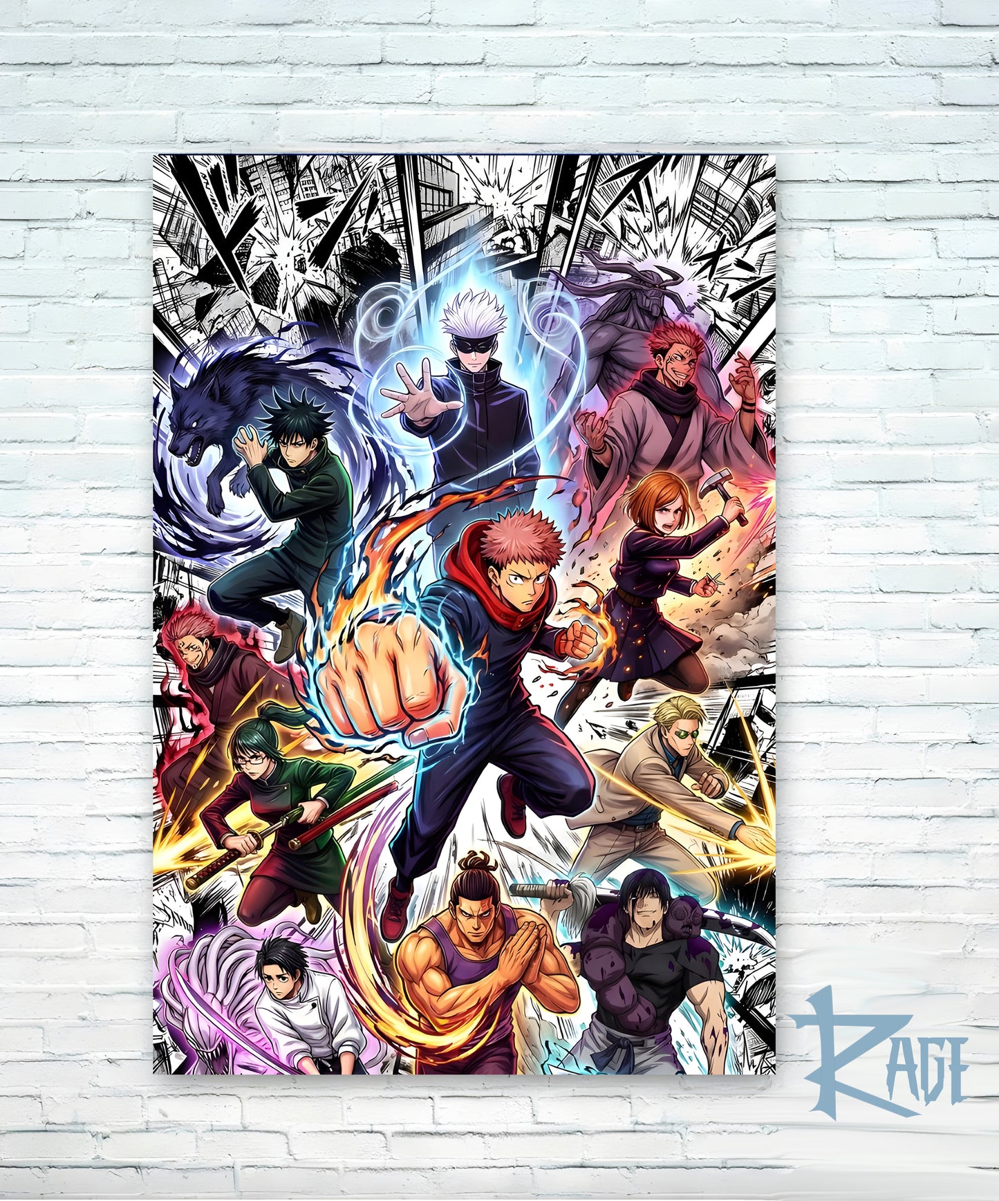 Póster Jujutsu Kaisen Legends (Papel Foto o Metálico)