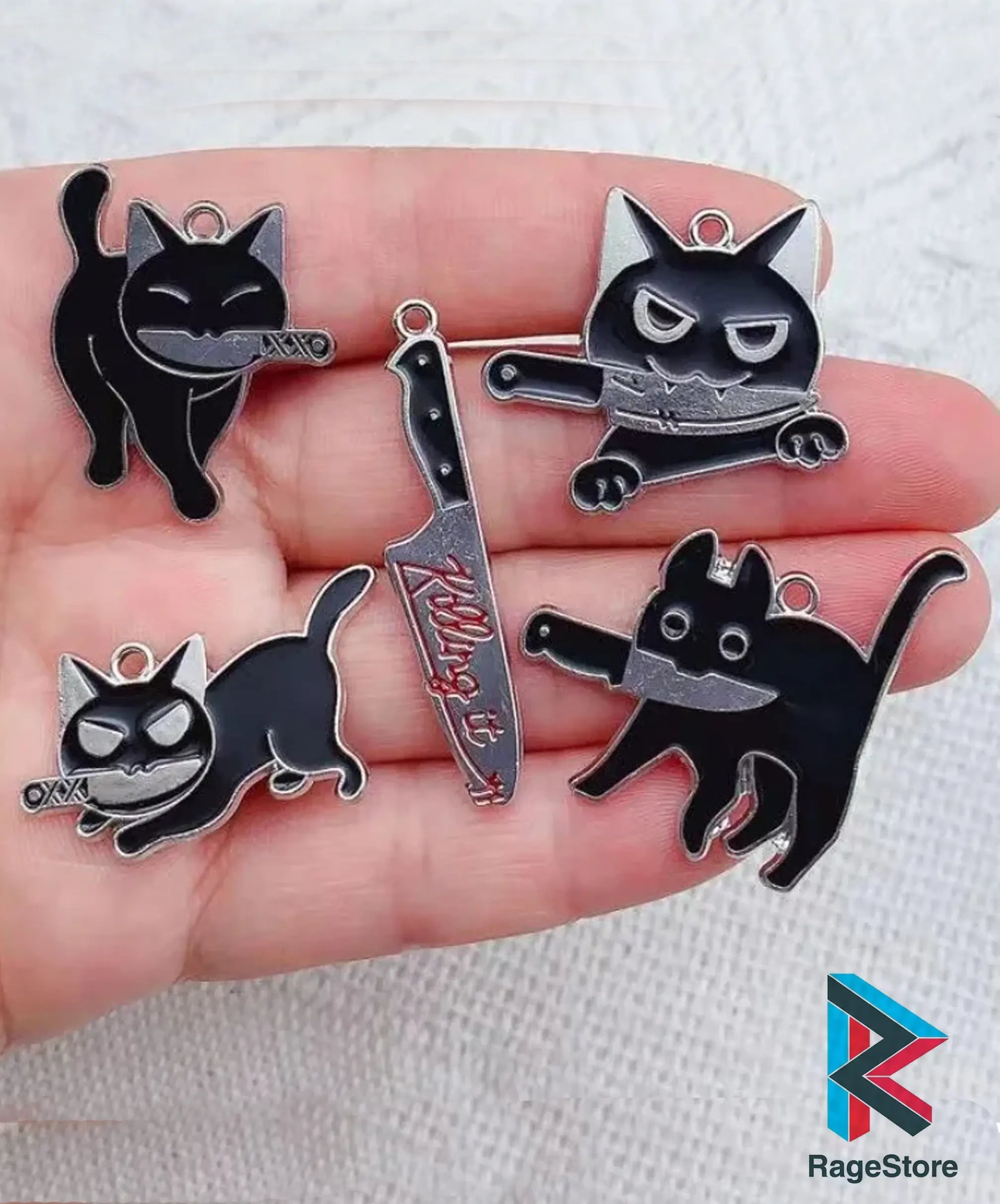 1x Dije gato asesino – Rage store