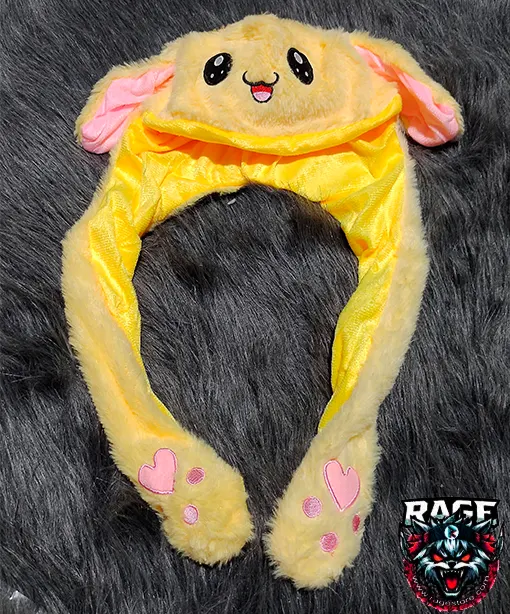 Gorro de conejo con Orejas que se mueven (Elige tu color)