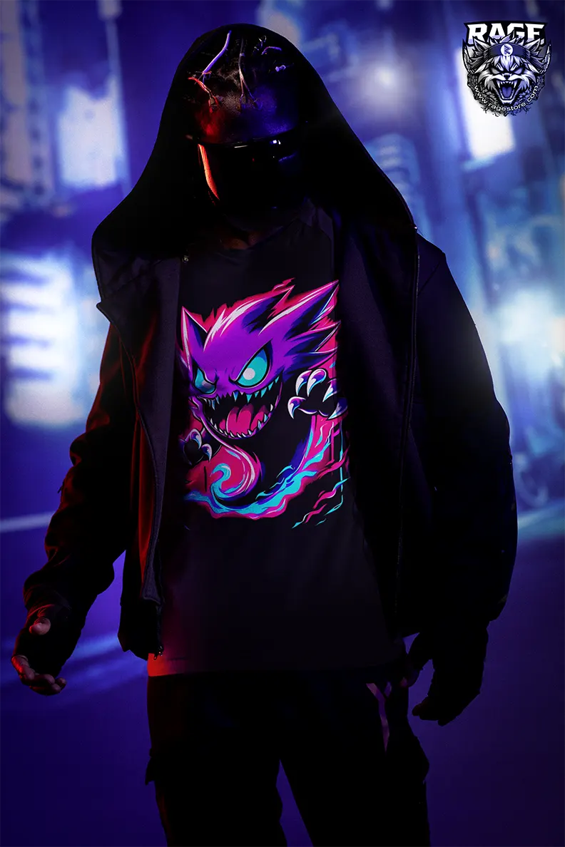 Terror Haunter - Playera 100% algodòn negro (dtg) v2