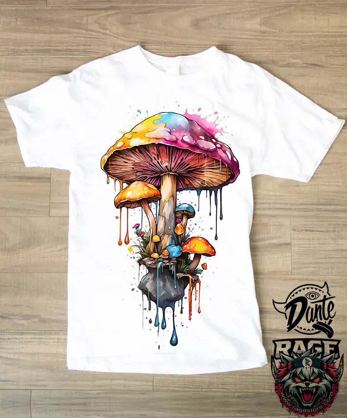 Playera Hongos coloridos mágicos (Playera o Blusa) – Rage store