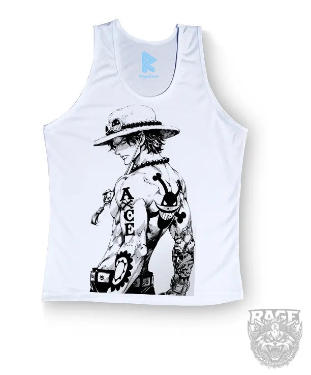 Camiseta Ace Tatuado - One Piece