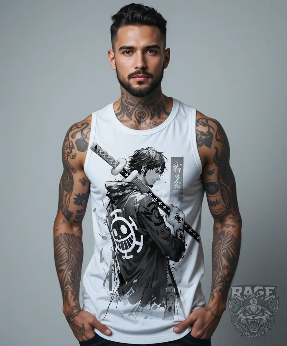 Camiseta Trafalgar Law Samurai