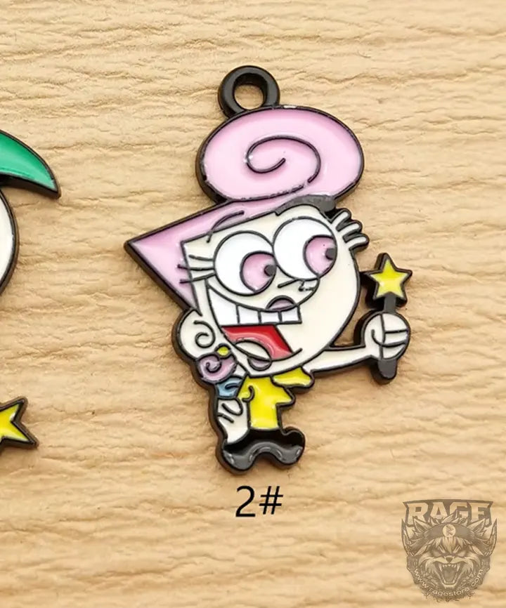 1x Dije Padrinos Mágicos (Cosmo o Wanda)