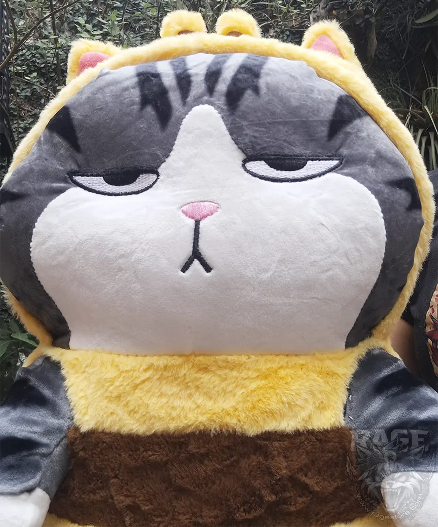 Peluche de Gato Abeja - 42 cm