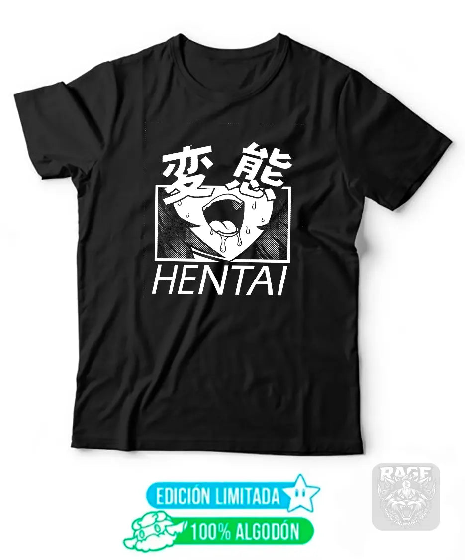 Hentai anime girl feliz - playera 100% algodòn