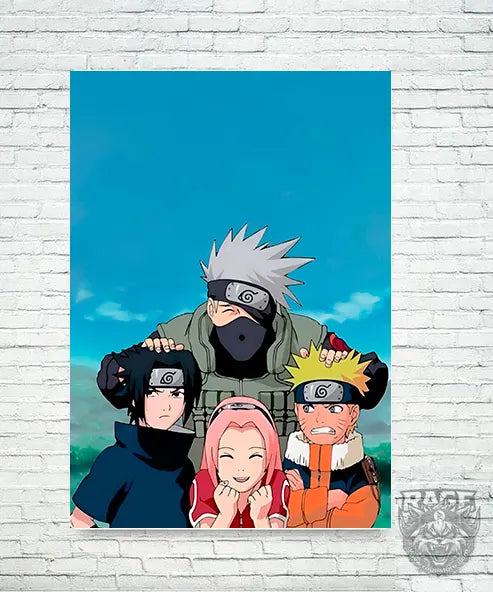Póster Equipo 7 Naruto (Papel Foto o Metálico)