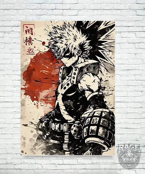 Póster Bakugo pergamino (Papel Foto o Metálico)