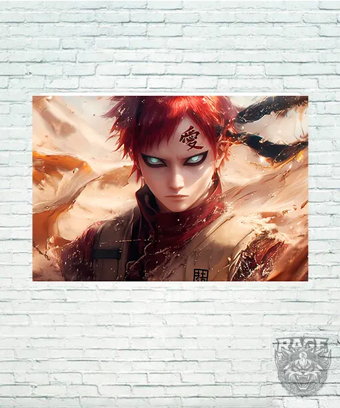 Póster Gaara del desierto realista (Papel Foto o Metálico)