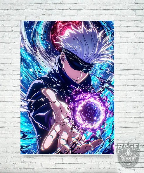 Póster Gojo Poder (Papel Foto o Metálico)