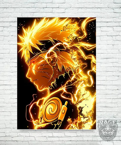 Póster Naruto poder (Papel Foto o Metálico)