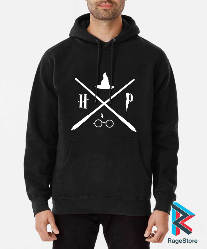 Hooodie negro Harry Potter X
