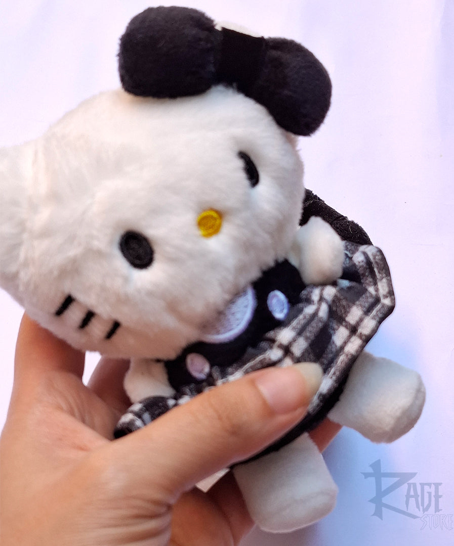 Hello Kitty con vestido negro - llavero de peluche Bag Charm