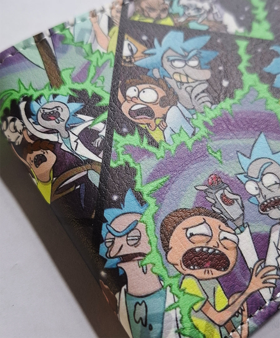 Billetera Viaje Interdimensional - Rick y Morty