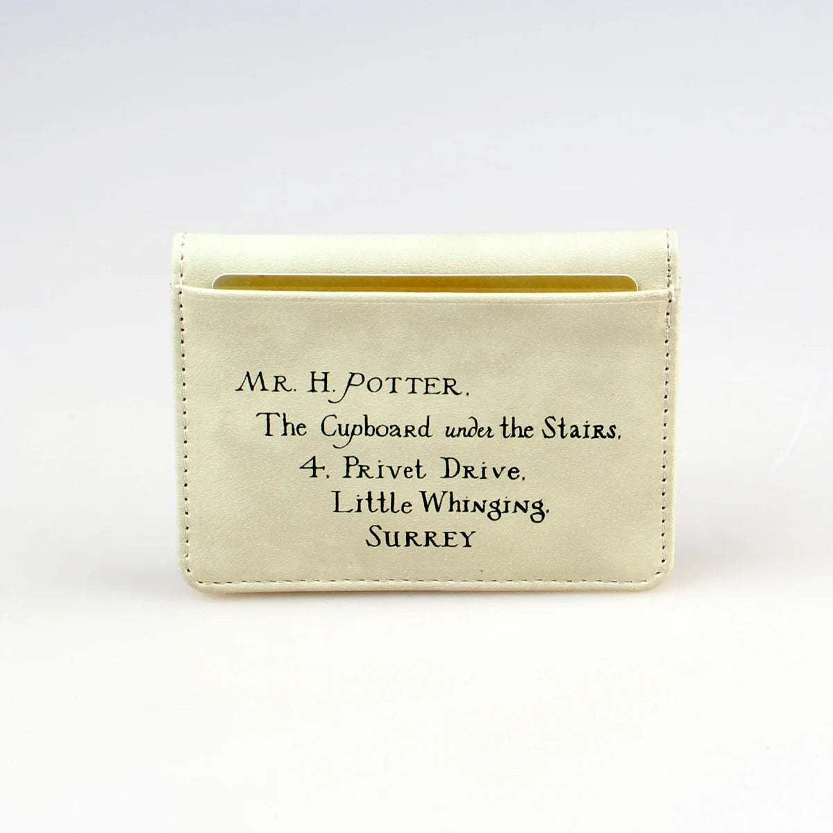 Billetera Tarjetero Harry Potter Carta de Hogwarts