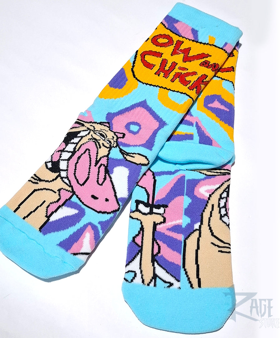 Calcetines de La Vaca y El Pollito (1 par)