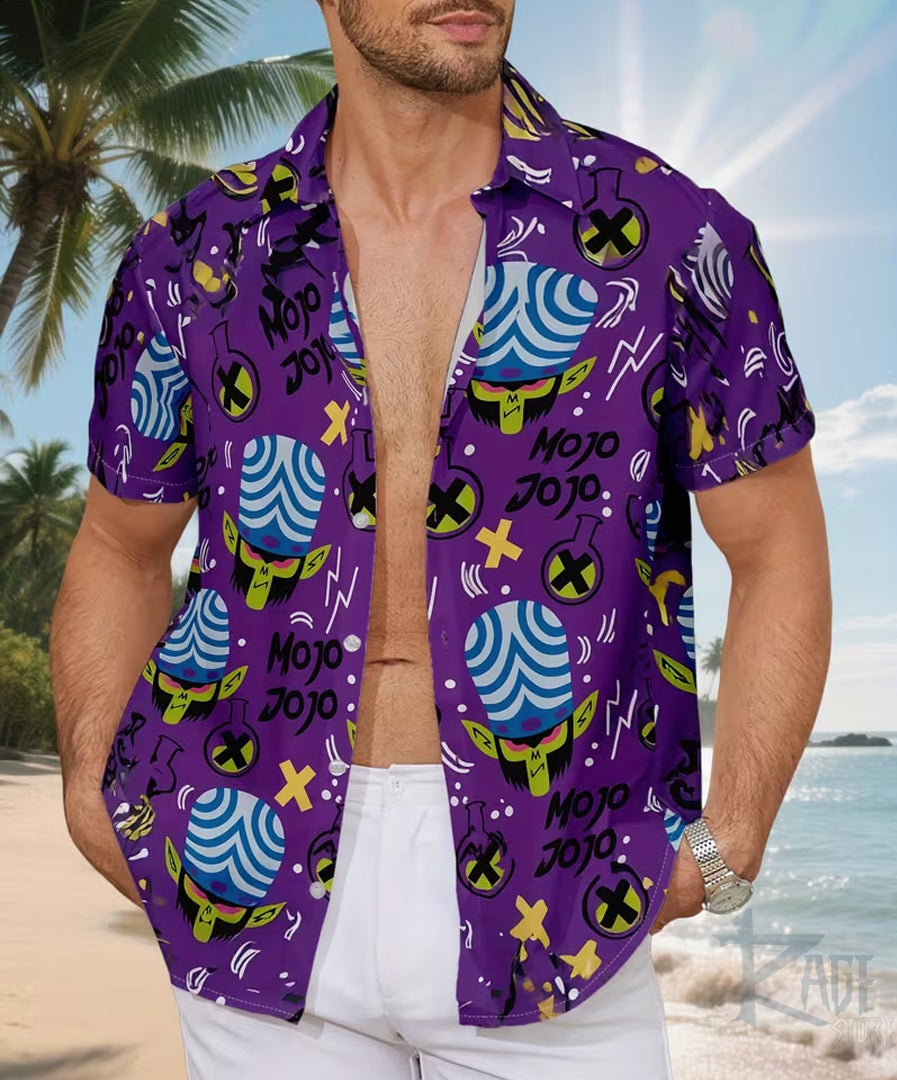 Camisa Mojo Jojo (Morado) - Las Chicas Superpoderosas