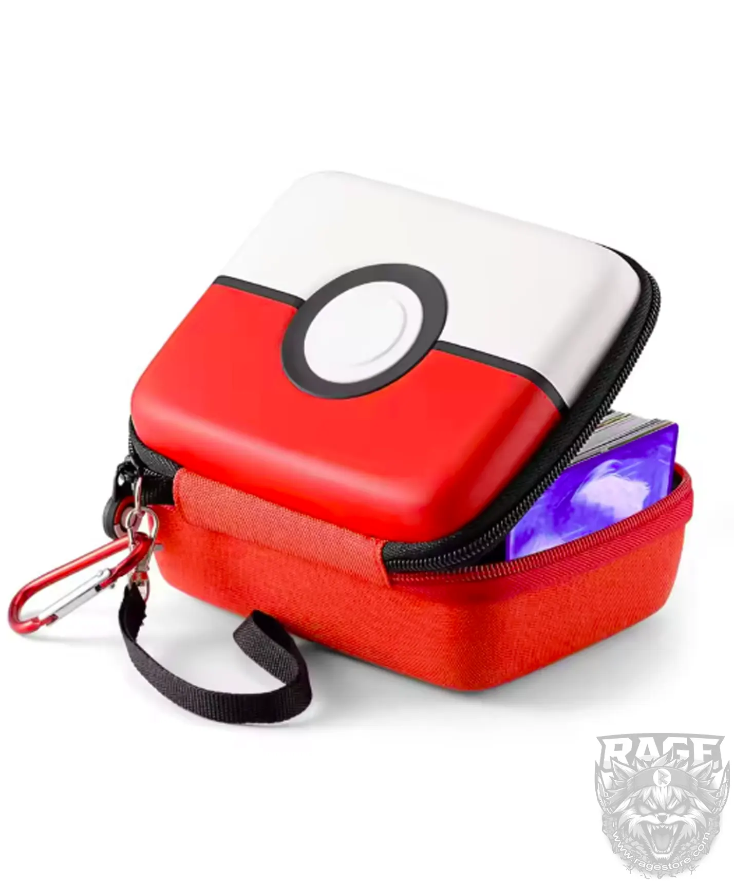 Estuche multiusos y porta Tarjetas Trading cards estilo Pokebola
