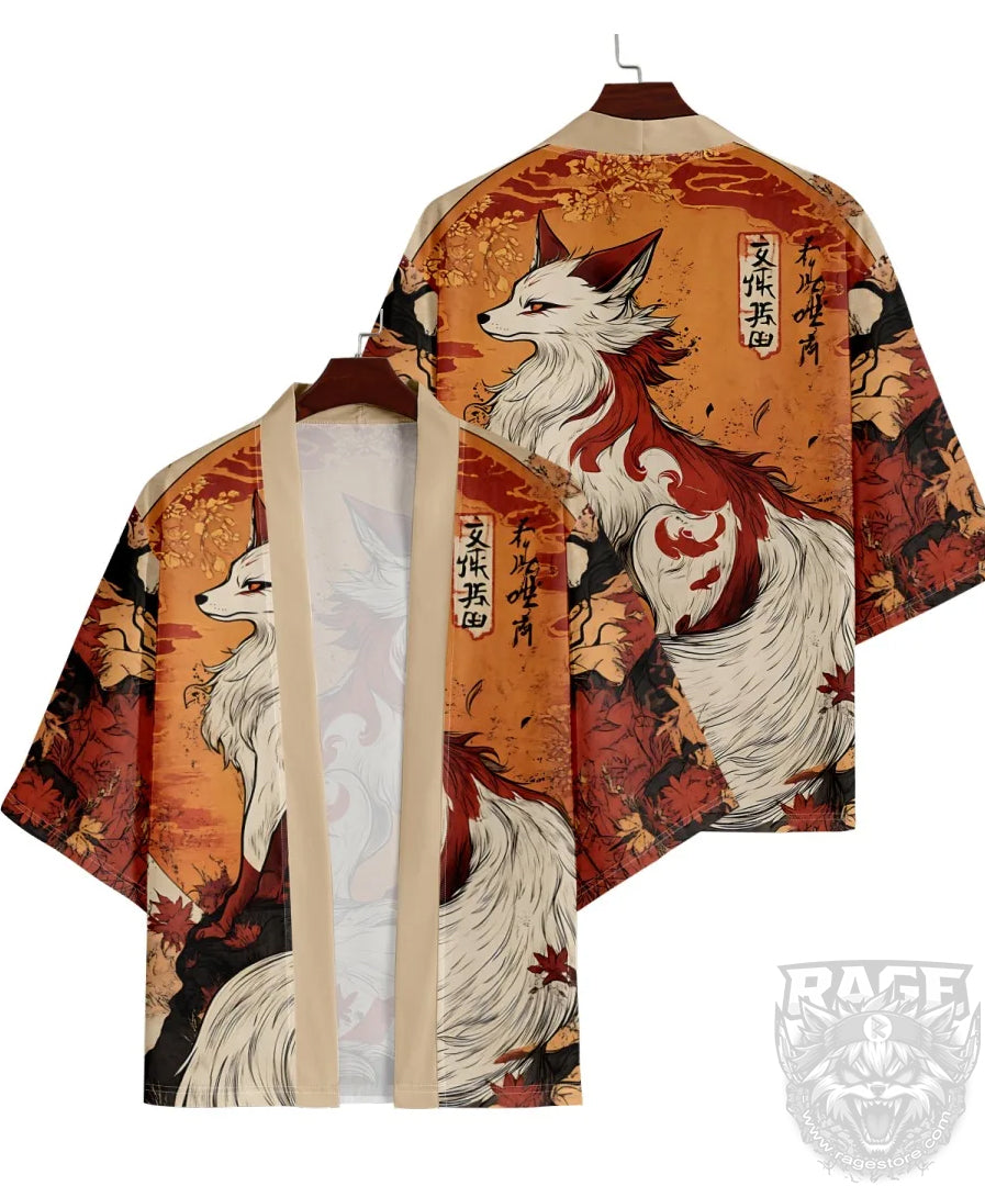 Haori /túnica Zorro blanco