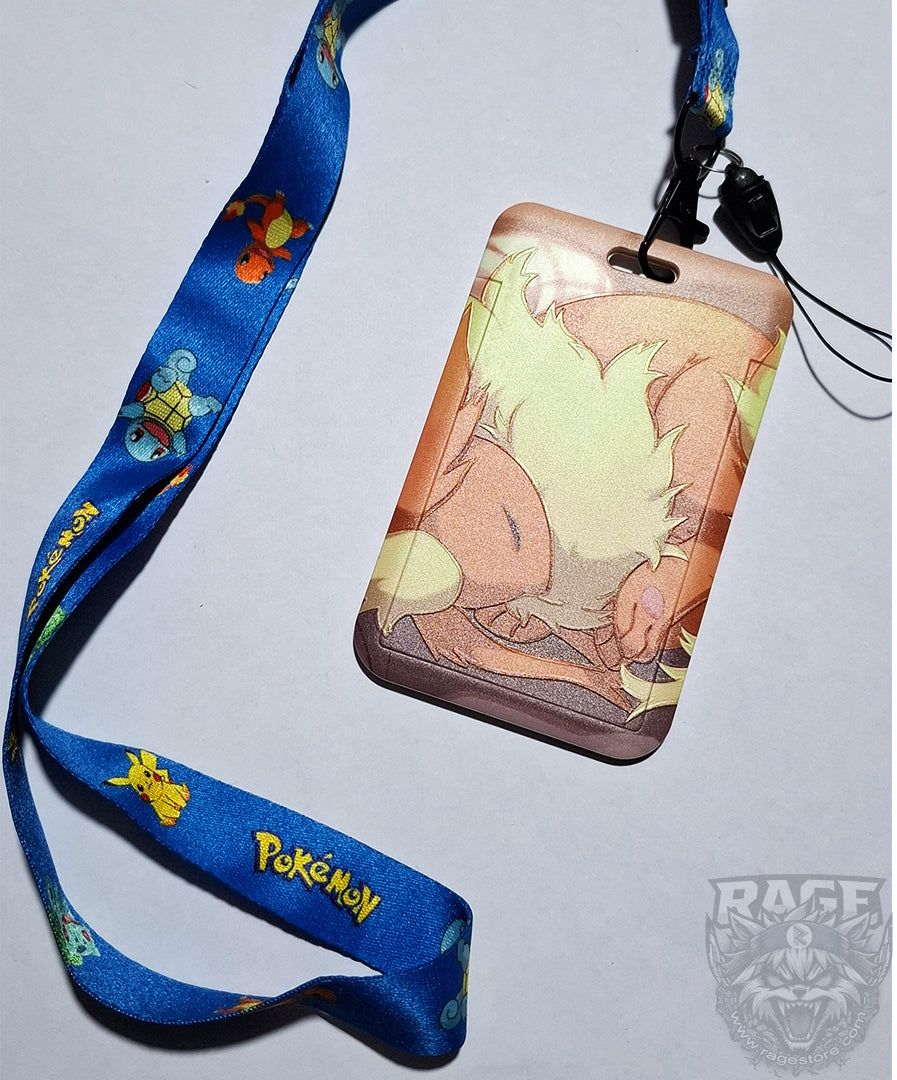 Lanyard Flareon + Porta documento - Pokemon