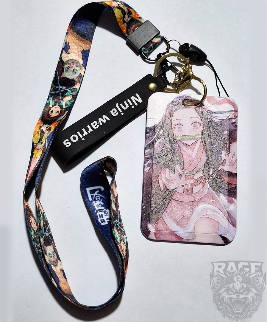 Lanyard Nezuko + porta documento - Demon Slayer