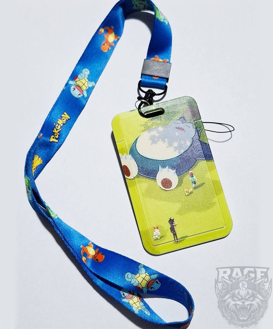 Lanyard Snorlax + porta documento