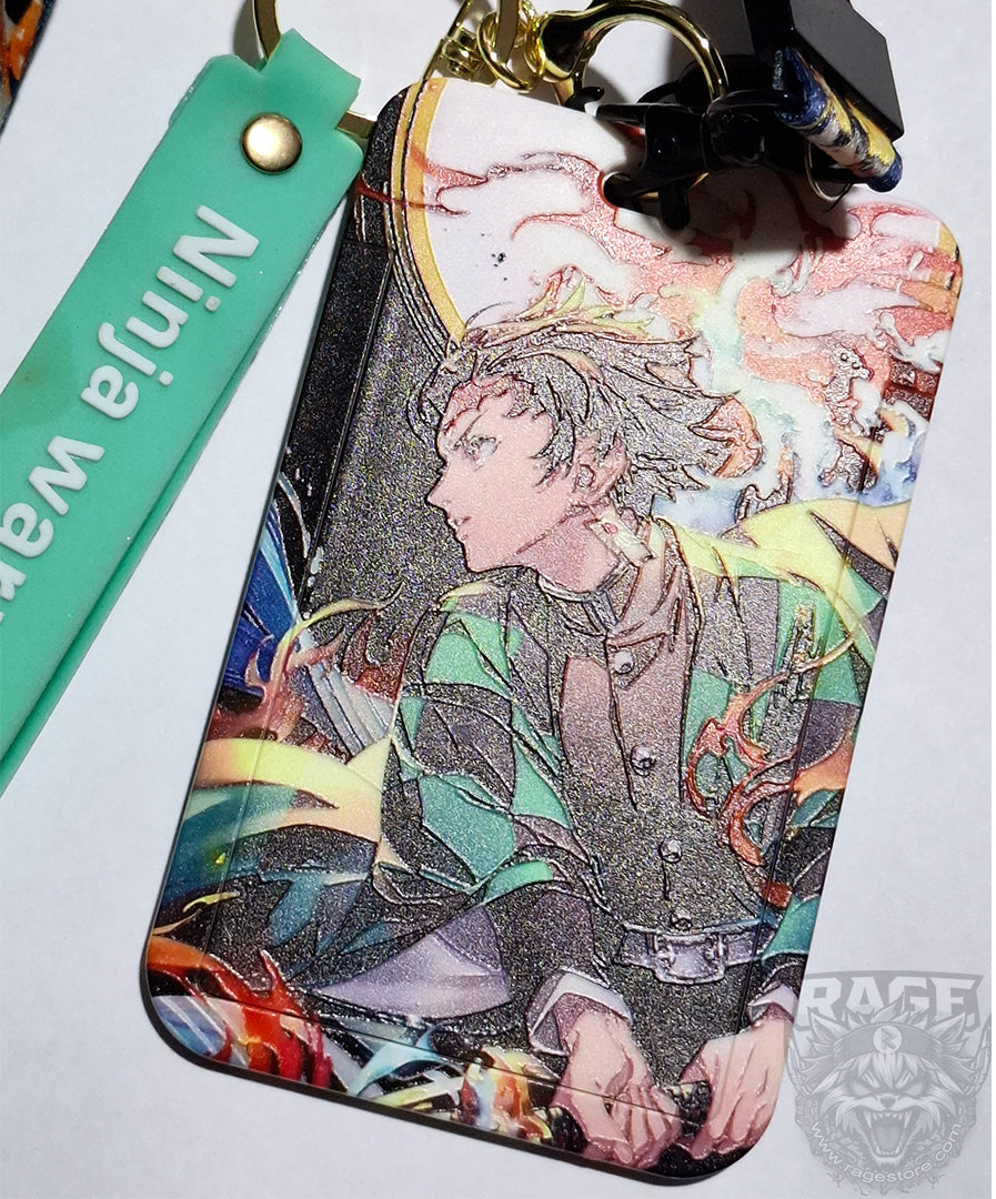 Lanyard Tanjiro + porta documento - Demon Slayer