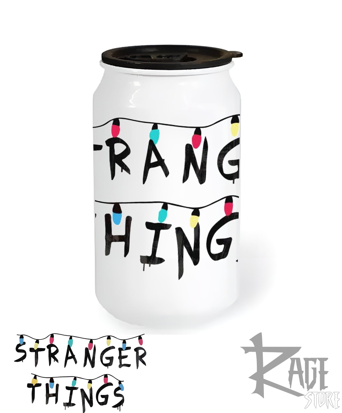 Pachón tipo lata Stranger Things luces