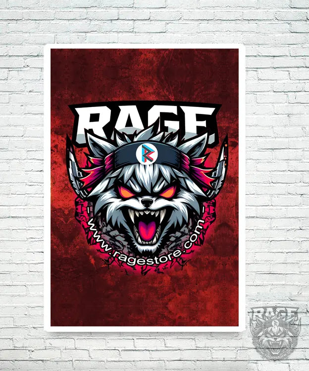 Póster logo Rage (Papel Foto o Metálico)