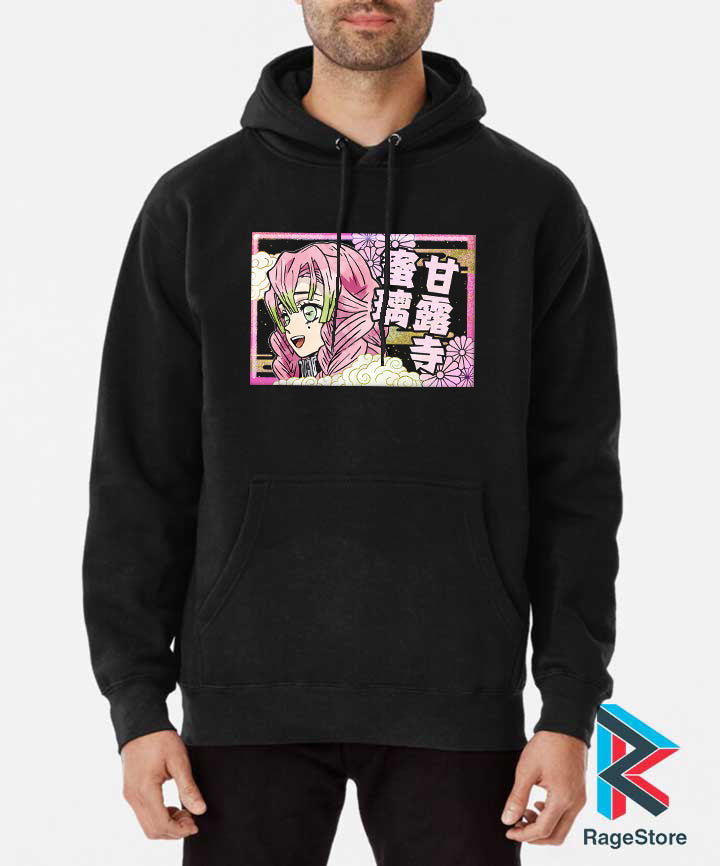 Hooodie negro Mitsuri Kanroji