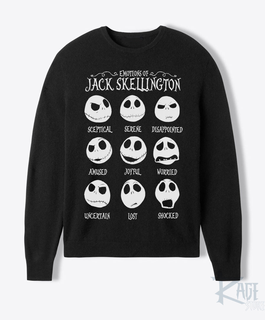 Suèter negro Emociones de Jack (dtg)