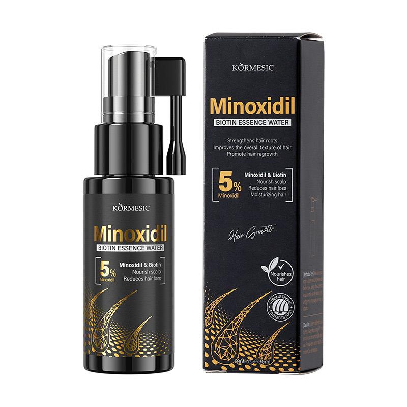 Minoxidil 5% Serum con Biotina con spray aplicador 30mL - Kormesic