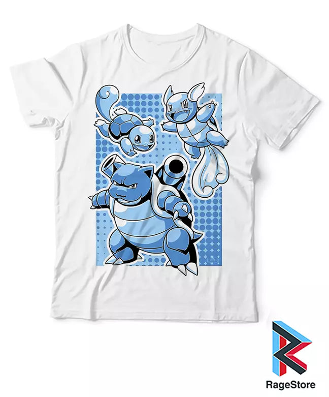 Squirtle Evolutions - Pokemon (Playera o Blusa) v2