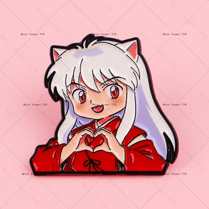 1x Pin Inuyasha - Broche de personaje de Inuyasha (Elige tu personaje)