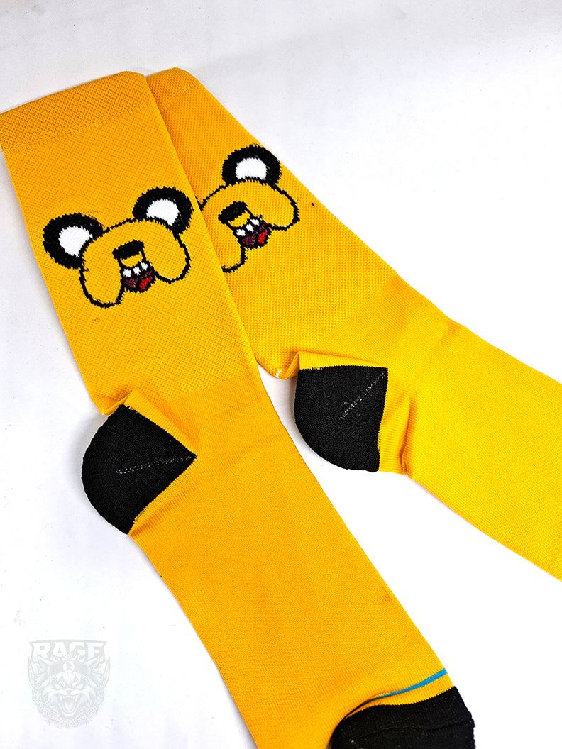 Calcetines de Jake el perro (amarillos) - Hora de Aventura