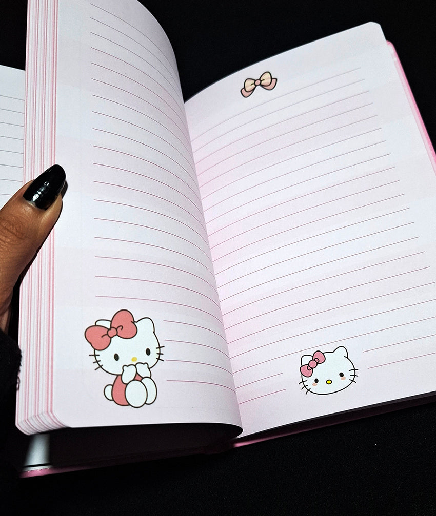 Cuaderno cosido de pasta dura Hello Kitty