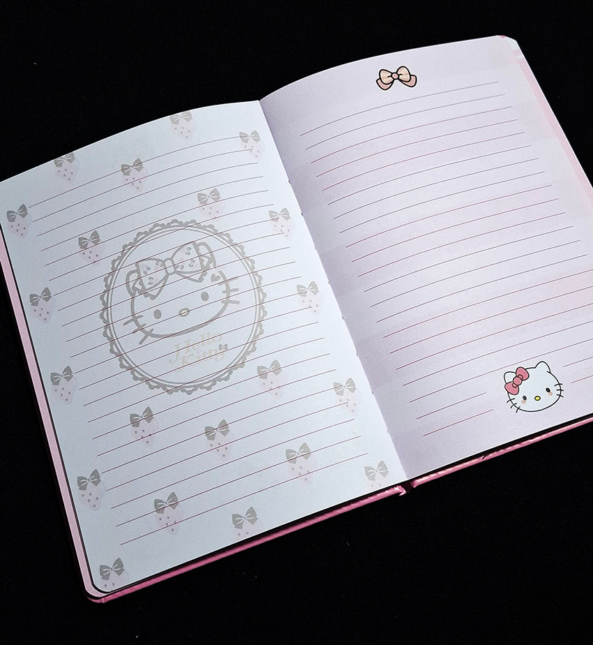Cuaderno cosido de pasta dura Hello Kitty