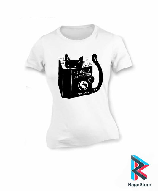 Blusa (o playera) World Domination cat