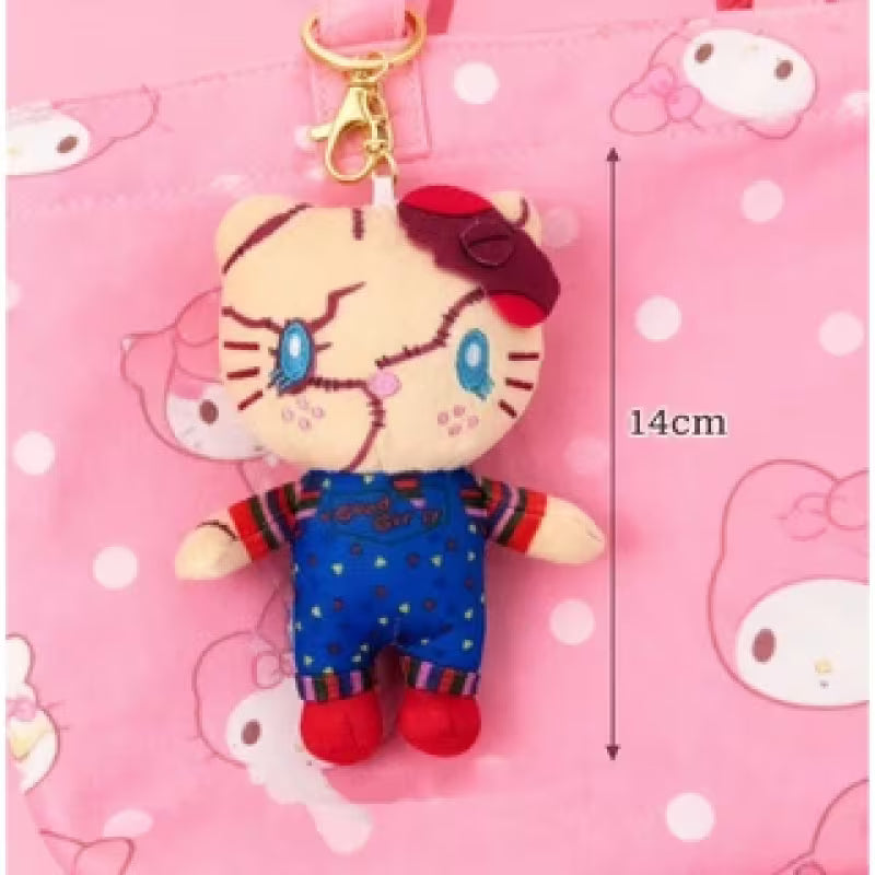 Hello Kitty Chucky - llavero de peluche Bag Charm