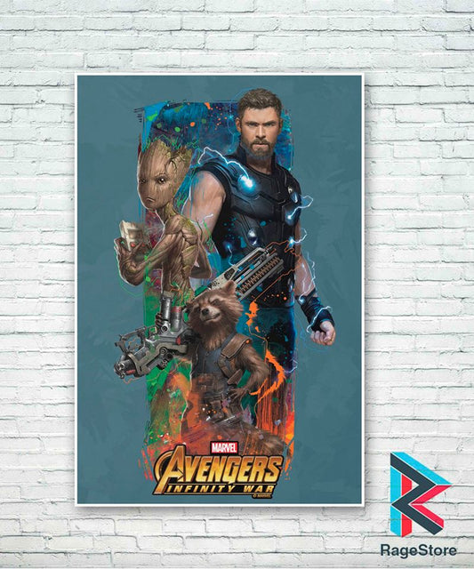 Poster Avengers IW Thor GG